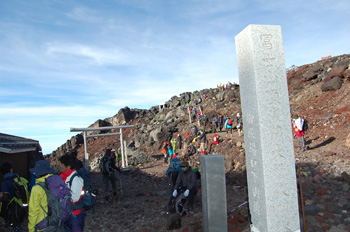 いつもより、登山者は少ないです