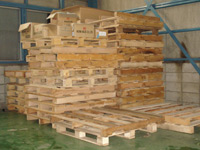 木製パレットのリサイクル